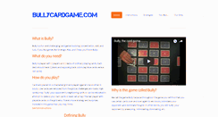 Desktop Screenshot of bullycardgame.com